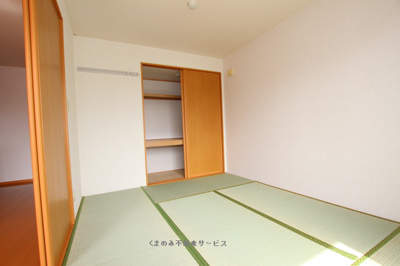 【和室】 | ソレーユ | 明るい和室です
ソレーユ101号室　2021/2/27撮影