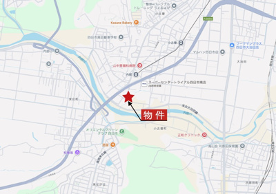 【地図】 | 四日市市小古曽東3丁目《3号棟》 | 広域Map