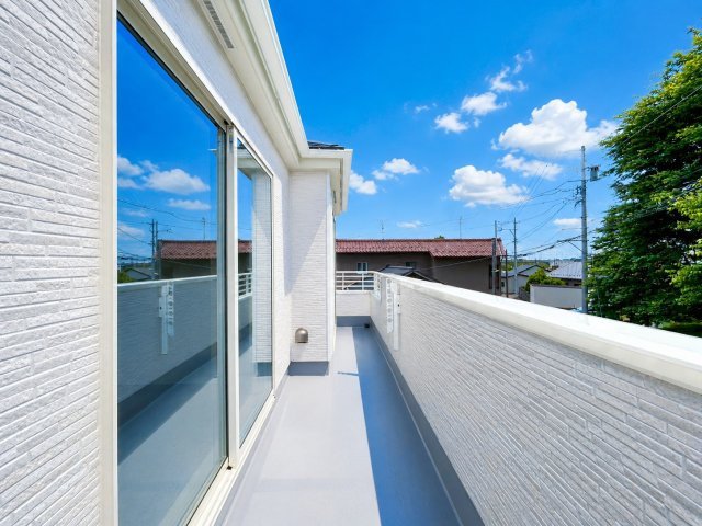 ハートフルタウン　一宮市萩原町戸苅7番　全1区画分譲のバルコニー|バルコニーは南向きで洗濯物もよく乾きます！