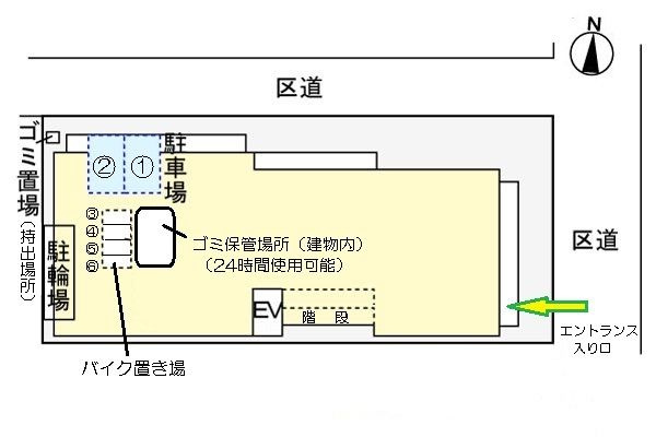 ローヤルマンションの区画図