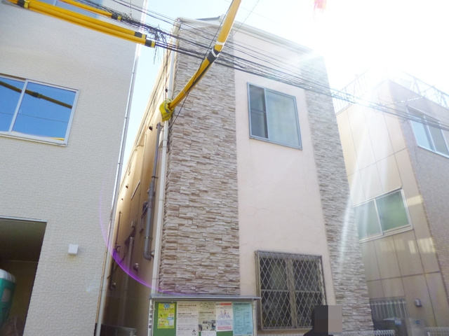 北区上中里３丁目のアパートの外観|お洒落なデザインですよ