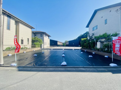 【外観】 | 湘南台駅-藤沢市遠藤-１区画／建築条件無整形地49坪！南側駐車場-53-9 | きれいな整形地でプランも検討しやすいですね！