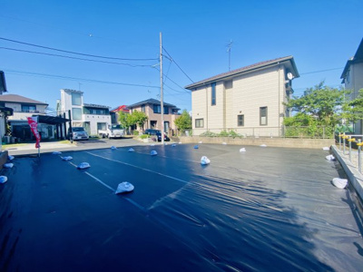 【外観】 | 湘南台駅-藤沢市遠藤-１区画／建築条件無整形地49坪！南側駐車場-53-9 | カースペース２台、駐輪場、お庭など、家だけではなく外構にもこだわれるボリュームです☆