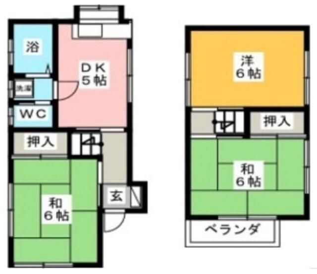 【間取り】 | 栗原中央貸家 
