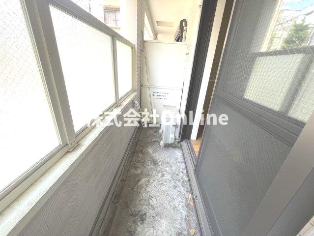 ルシェリア桜ケ丘のバルコニー