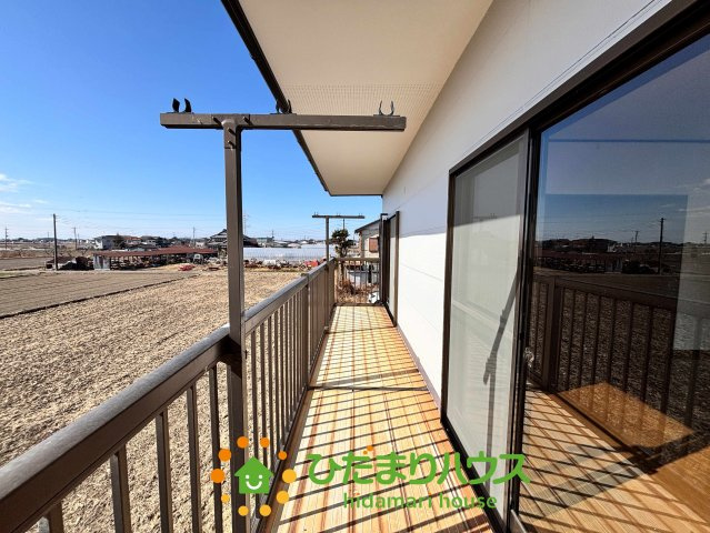 加須市小野袋　中古一戸建てのバルコニー