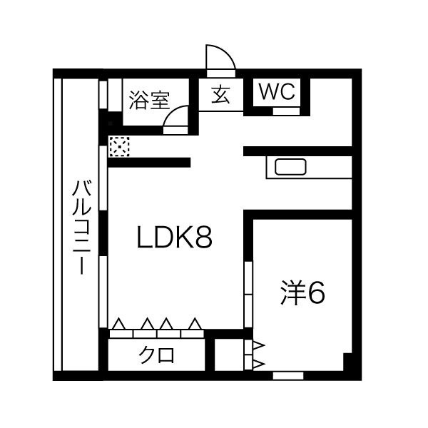 グランドハイツ浜甲子園の間取り