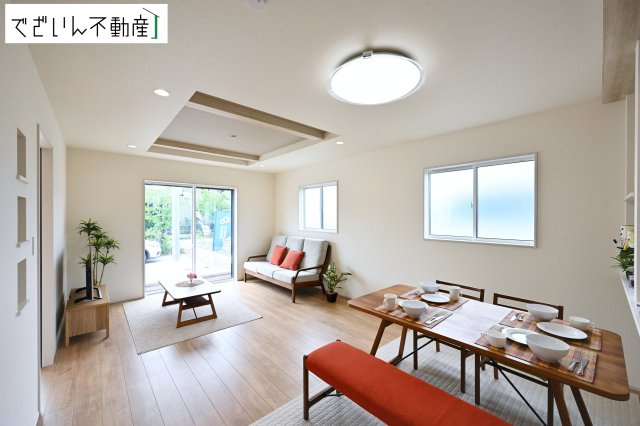 【居間・リビング】 | blooming garden羽生市南羽生1丁目　新築住宅 | 現地(2026年6月撮影)