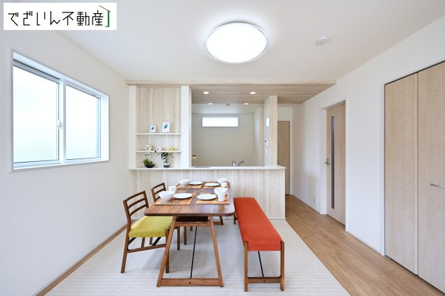 【居間・リビング】 | blooming garden羽生市南羽生1丁目　新築住宅 | 現地(2026年6月撮影)
