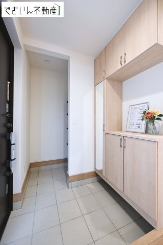【玄関】 | blooming garden羽生市南羽生1丁目　新築住宅 | 現地(2026年6月撮影)