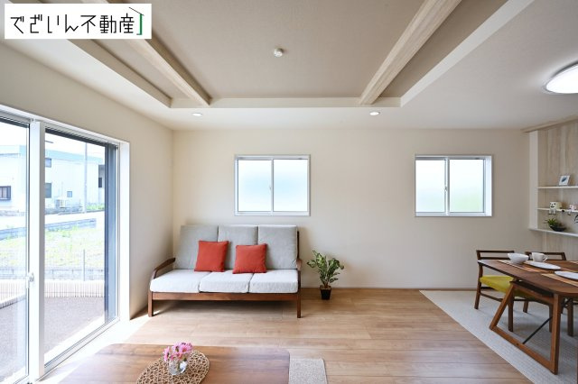 【居間・リビング】 | blooming garden羽生市南羽生1丁目　新築住宅 | 現地(2026年6月撮影)