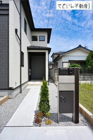 【玄関】 | blooming garden羽生市南羽生1丁目　新築住宅 | 現地(2026年6月撮影)