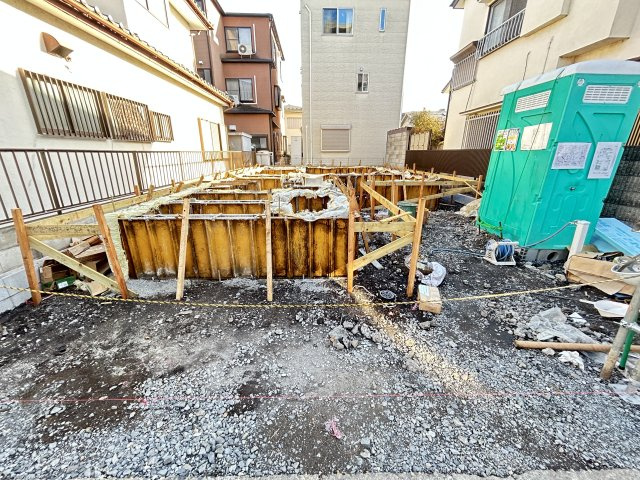 【Cradle garden】宇都宮市桜 第3 全1棟の外観|〇只今建築中〇
3LDK＋カースペース1台
人気のリビングイン階段で、ご家族の絆がふえるます♪
※2026年3月撮影