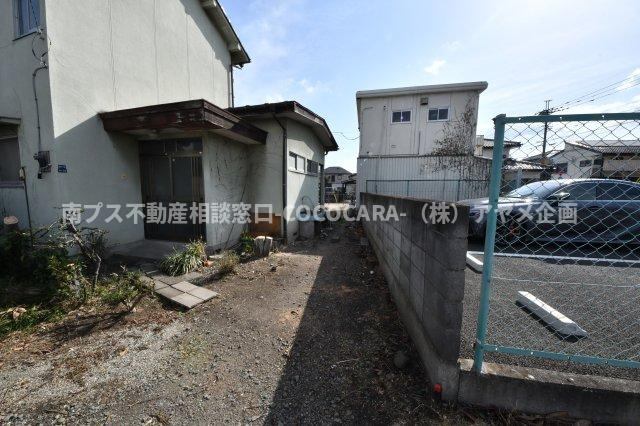 甲府市青沼３丁目の売地のその他|南側敷地の西側境界部分（北より撮影）