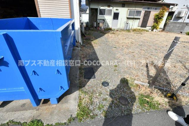 甲府市青沼３丁目の売地のその他|南側敷地の西側境界部分（南より撮影）