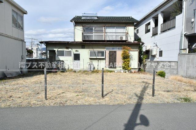 甲府市青沼３丁目の売地の外観|南側敷地を南より撮影