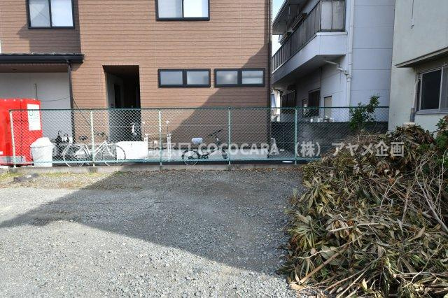 甲府市青沼３丁目の売地の展望|西側敷地の東側奥を撮影