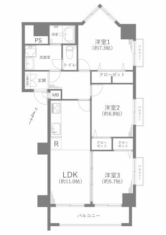 ニューコーポ千種橋301の画像