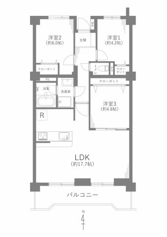 【間取り】の画像