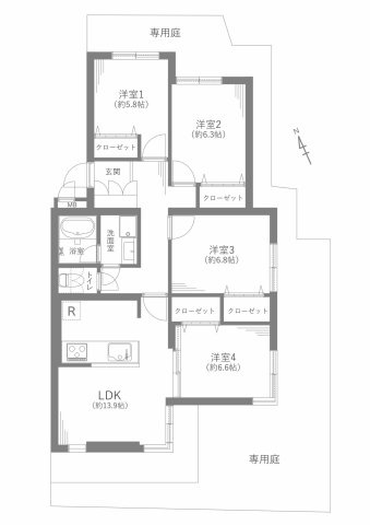 【間取り】の画像