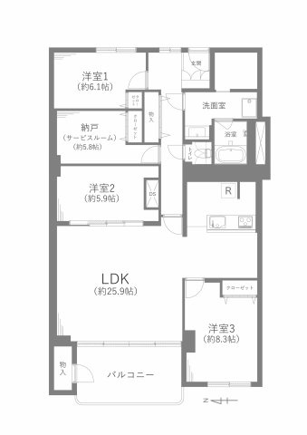 【間取り】の画像