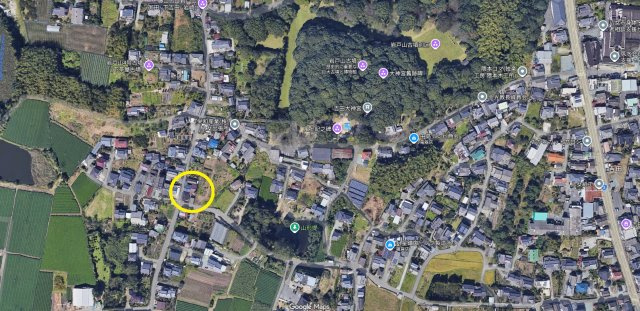 八女市吉田下吉田「土地」の土地図