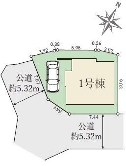 【区画図】 | 山手７丁目　新築戸建