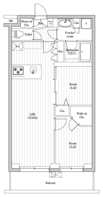 SPコート保塚町の間取り