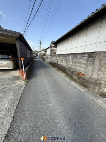八女市吉田下吉田「土地」の前面道路含む現地写真