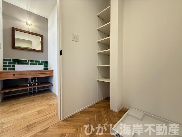 藤沢市辻堂東海岸1丁目　新築戸建　全3棟の脱衣所|脱衣スペース