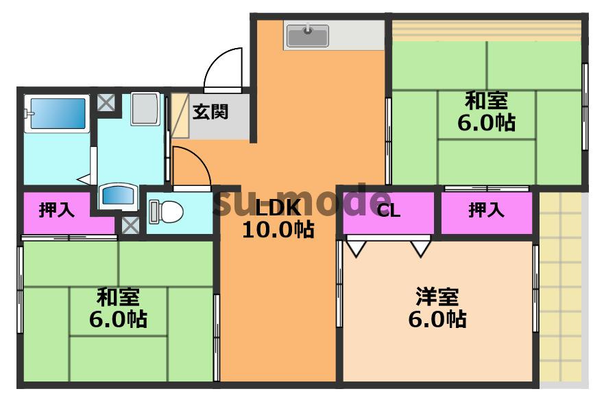 トリヴァンベール桜井の間取り