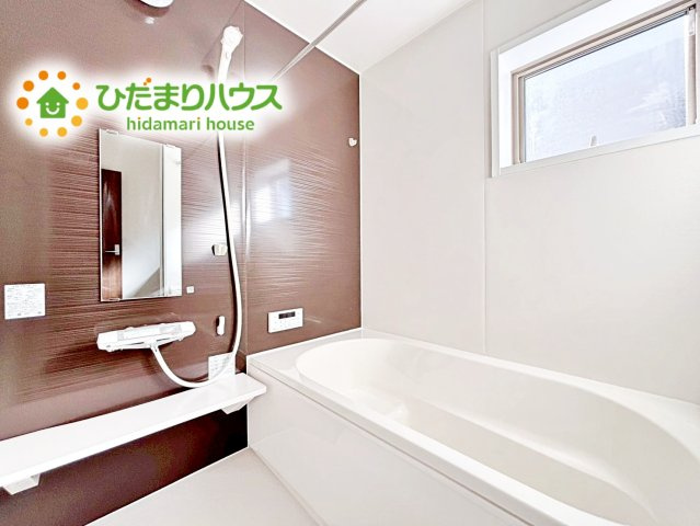 【浴室】 | 石岡市府中第1　新築戸建　3号棟 | 大人が足を伸ばしても十分な広さ！一人でゆっくりくつろぐ時間も大切です！