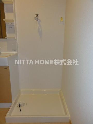 エスポワールの洗面所|室内洗濯機置場も付いています◆