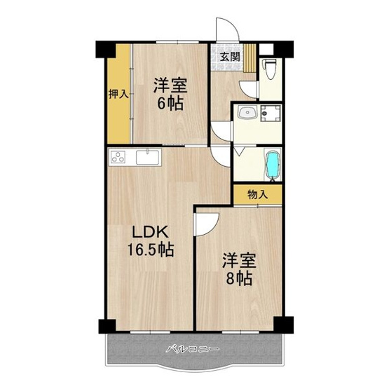 【間取り】 | パレーシャル21