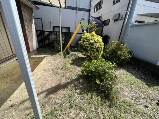 売中古戸建　中央区曳馬三丁目の庭