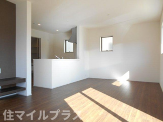 【居間・リビング】 | 郡山市大槻町前畑新築一戸建て3棟 | ゆったりとした居間です