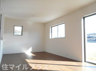 【居間・リビング】 | 郡山市大槻町前畑新築一戸建て3棟 | 居間です