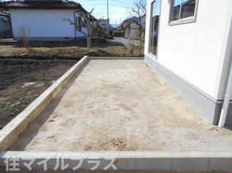 【庭】 | 郡山市大槻町前畑新築一戸建て3棟 | お庭が付いています