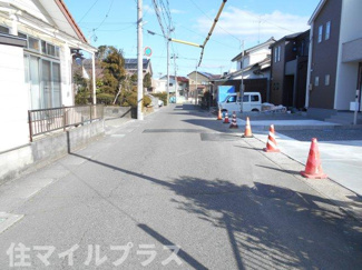 【前面道路含む現地写真】 | 郡山市大槻町前畑新築一戸建て3棟 | 前面道路含む現地写真です