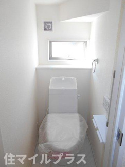 【トイレ】 | 郡山市大槻町前畑新築一戸建て3棟 | コンパクトで使いやすいトイレです