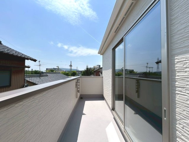 ハートフルタウン　江南市慈光堂町　全1区画分譲のバルコニー|バルコニーは南向きで洗濯物もよく乾きます！