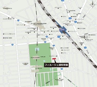 【地図】 | フィルージュ浦和常盤