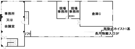 横江２丁目倉庫の間取り|3階