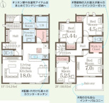 郡山市大槻町前畑新築一戸建て3棟の画像