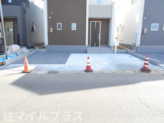 【駐車場】 | 郡山市大槻町前畑新築一戸建て3棟 | 駐車場があるので、車を買う予定の方も安心です