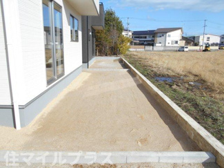 【庭】 | 郡山市大槻町前畑新築一戸建て3棟 | たまにはお庭で休日を過ごしてみるのもよいかもしれません