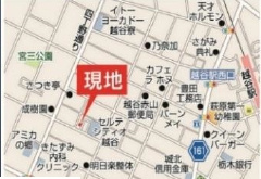 越谷市赤山町新築戸建ての地図