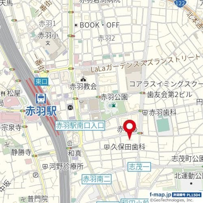 【地図】 | デュオヴェール赤羽ＦｏｒｅｓｔＣｏｕｒｔ