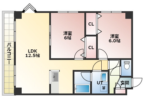 【間取り】 | 【CP対象】アーバンコートS20 | 間取りです