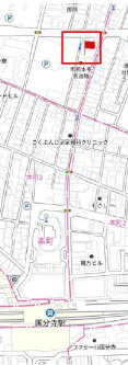国分寺市本多２丁目の店舗事務所の地図